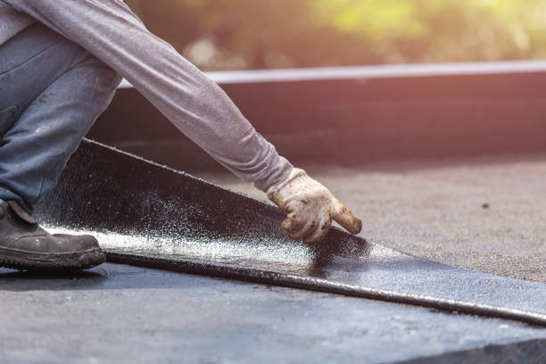 Professional Emergency Waterproofing technician working in Kirkersville, OH